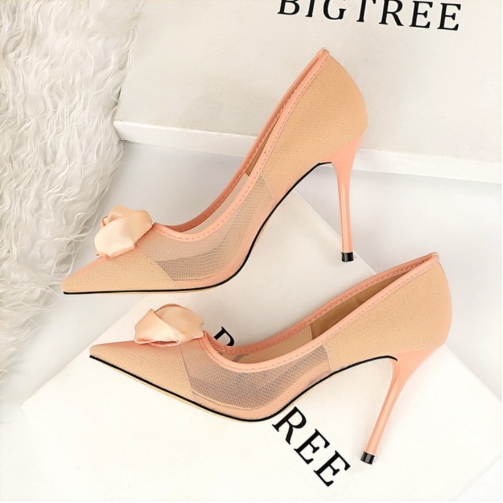 Pink Pointed Toe Stilettos